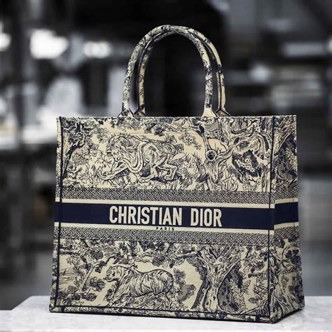 christian dior book tote original